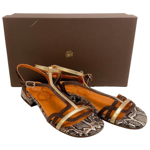 Chie Mihara Dali Campan Snake Ante Testa Sandals - Picture 6 of 8